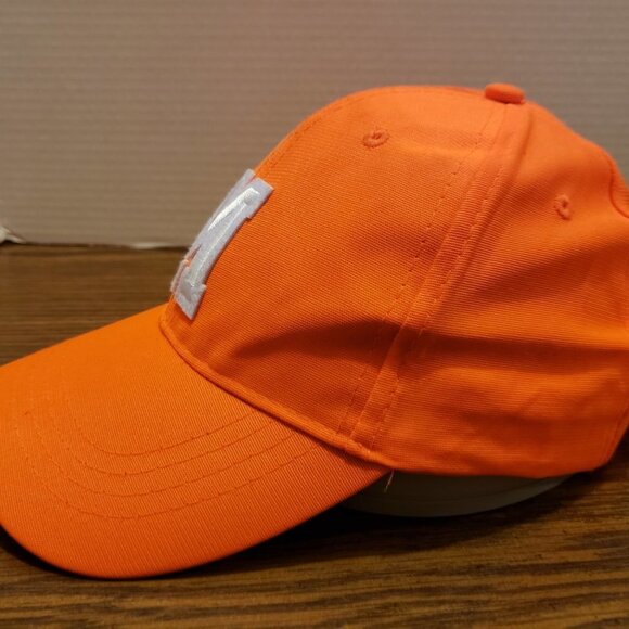 Paramount Outdoors Neon Bright Orange M Logo Strapback Hunting Hat Cap - Picture 2 of 7